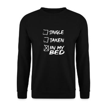 Dormir - Sweat-shirt Unisexe - noir - Devant - Alina (178cm) & Michal (187cm)
