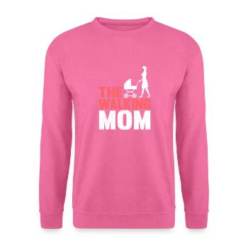 La maman de la marche - Sweat-shirt Unisexe - rose - Devant