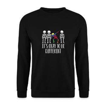Autismus Autist Asberger Autismus Awareness Puzzle - Unisex Pullover - Schwarz - Vorne - Alina (178cm) & Michal (187cm)