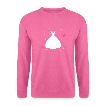 Braut - Unisex Pullover - Pink - Vorne