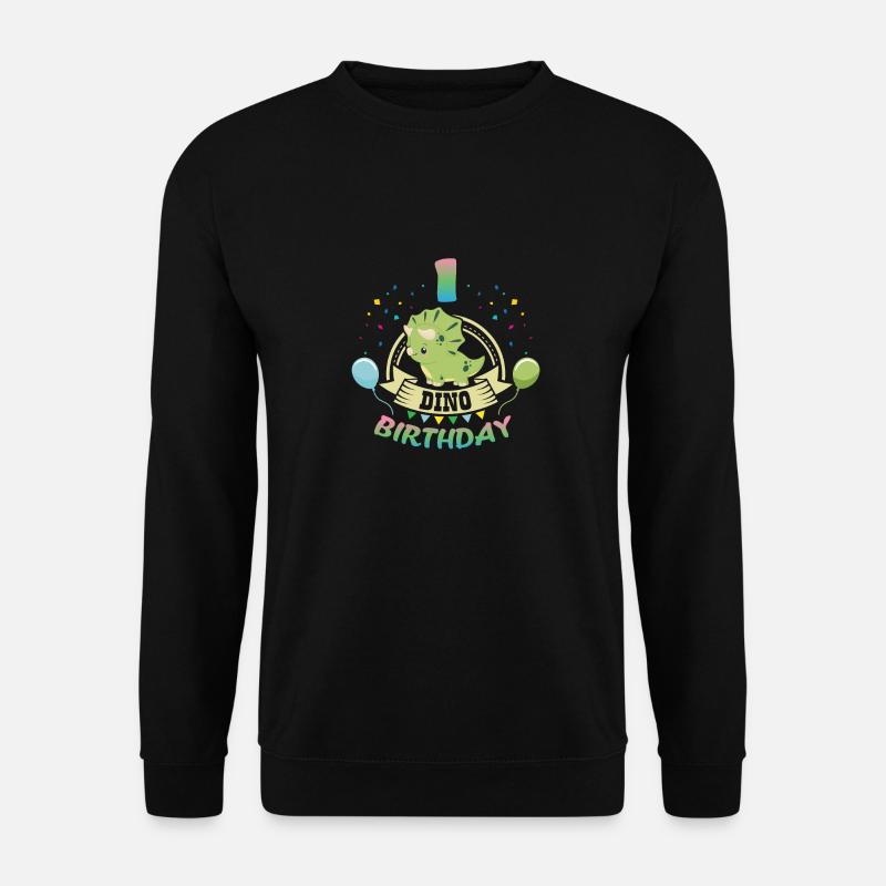 Anniversaire de Dino 1 - Sweat-shirt Unisexe - noir