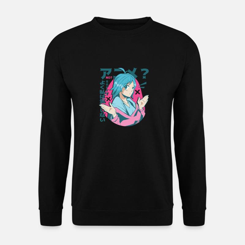 Not Anime - Unisex Sweatshirt - black