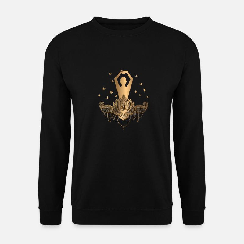 Meditation Hindu Entspannung - Unisex Pullover - Schwarz