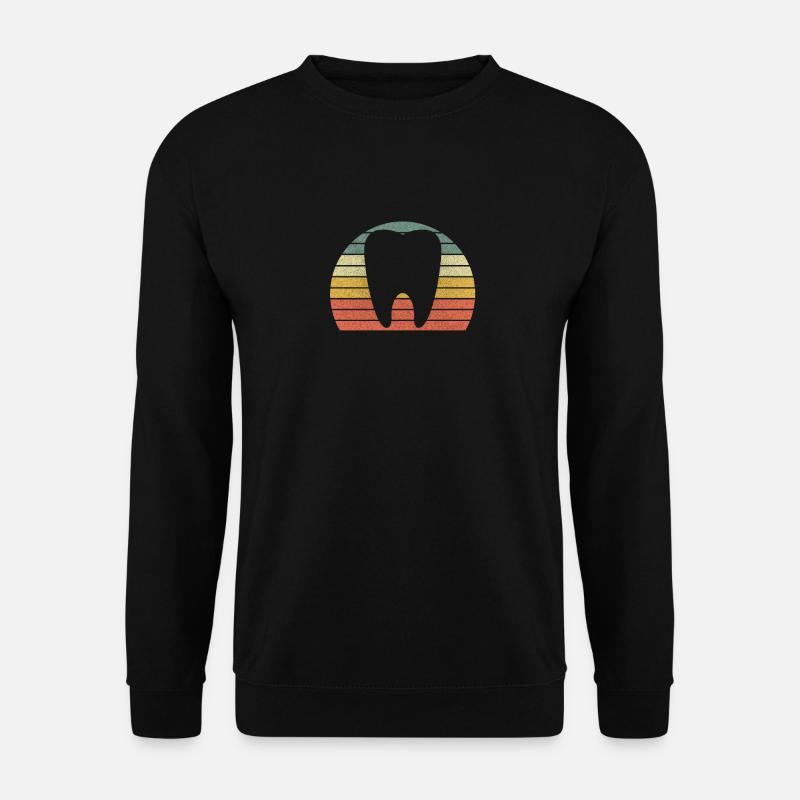 Tooth Retro - Unisex Sweatshirt - black