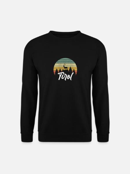 Tirol Österreich Schriftzug Tiroler Wandern Urlaub - Unisex Pullover - Schwarz