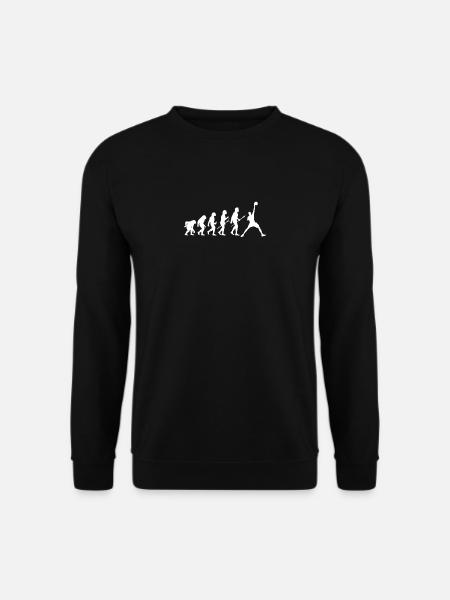 Basketballer Evolution Basketball Motiv - Unisex Pullover - Schwarz