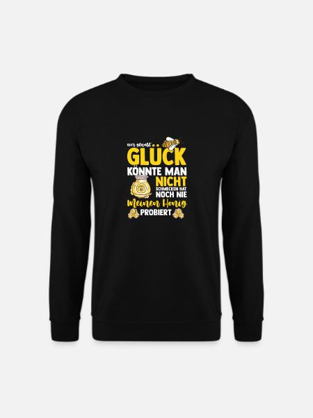 Honig Imker Biene - Unisex Pullover - Schwarz