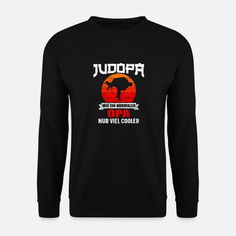 Judo Opa Spruch - Unisex Pullover - Schwarz