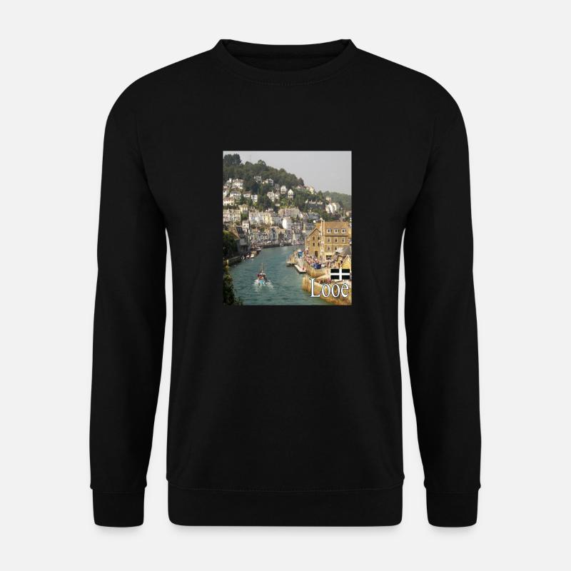 Looe, Cornwall - Unisex Sweatshirt - black