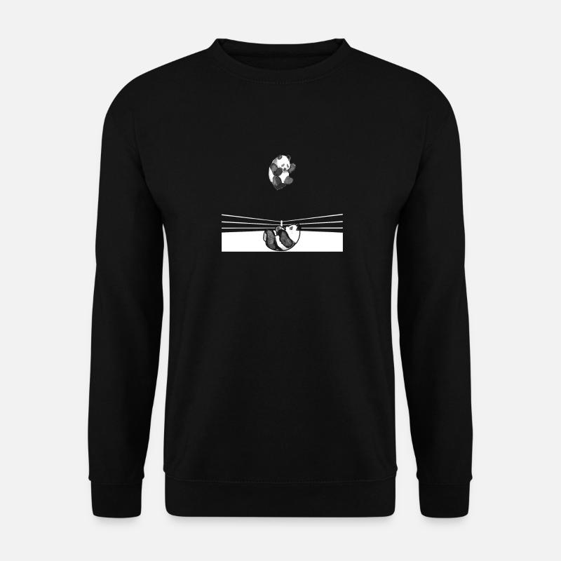 Panda Wrestling - Unisex Sweatshirt - black