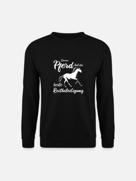 Beste Reitbeteiligung fürs Pferd - Unisex Pullover - Schwarz