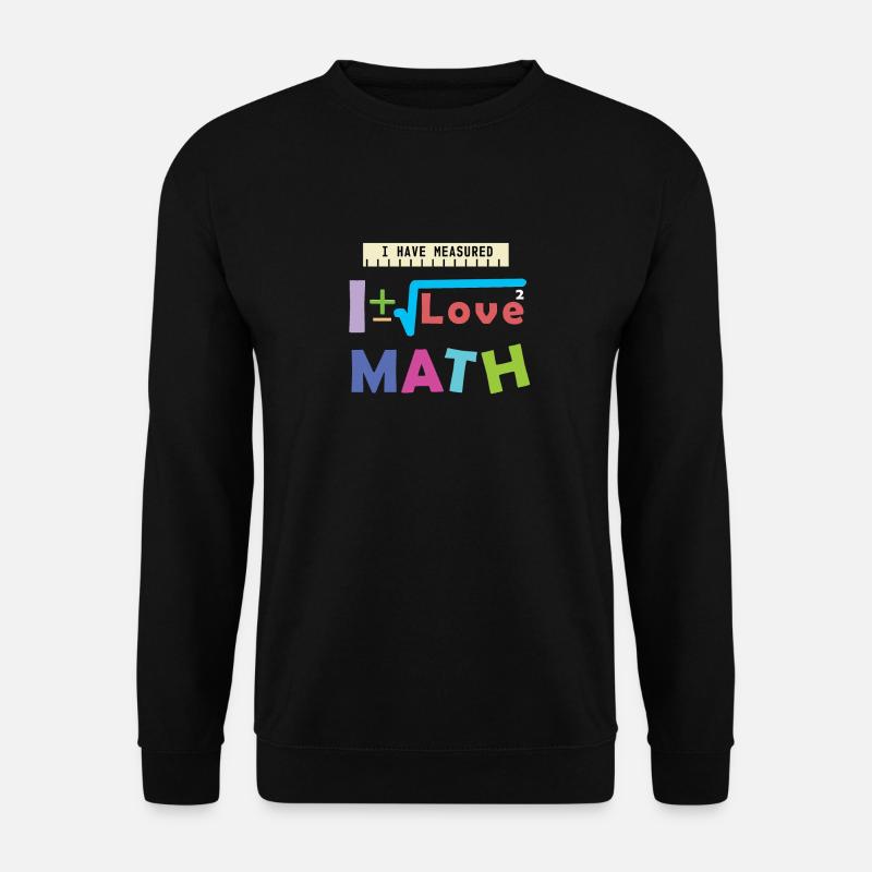 Mathe Liebe - Unisex Pullover - Schwarz