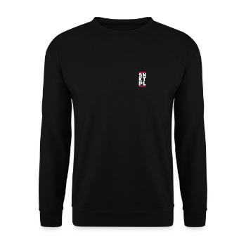 SNKTPL Berlin St Pauli Saint Pauli Cadeau - Sweat-shirt Unisexe - noir - Devant - Alina (178cm) & Michal (187cm)