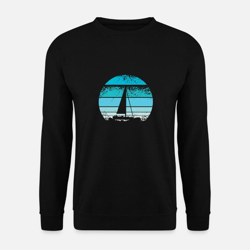 Retro Segeln - Unisex Pullover - Schwarz