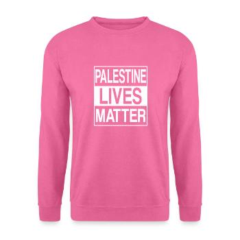 Palästina lebt die Sache beunruhigt. PLM Bürgerrecht - Unisex Pullover - Pink - Vorne