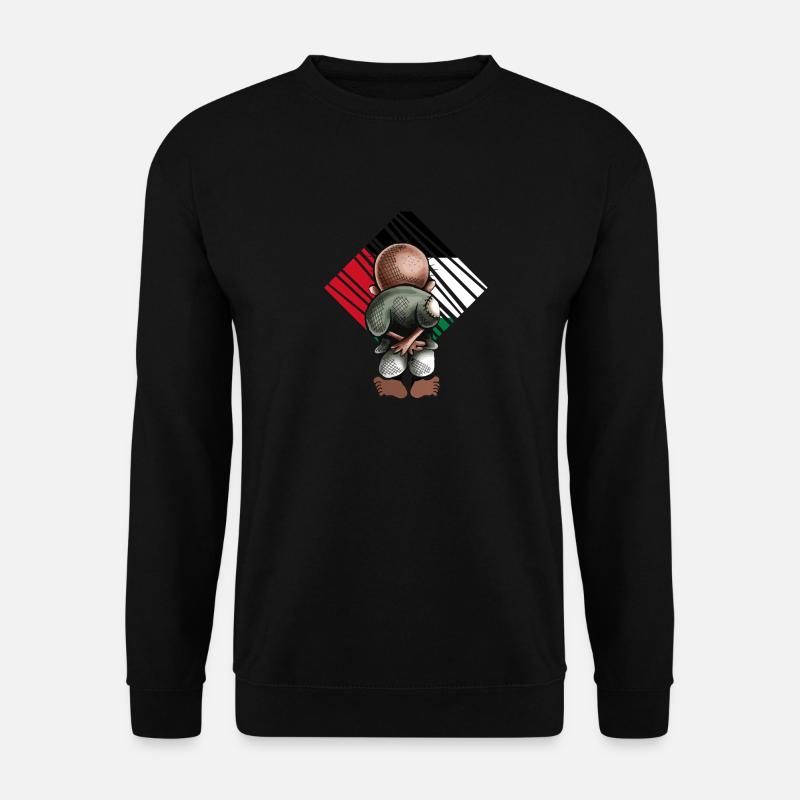 Palestine فلسطين Handala حنظلة - Unisex Pullover - Schwarz