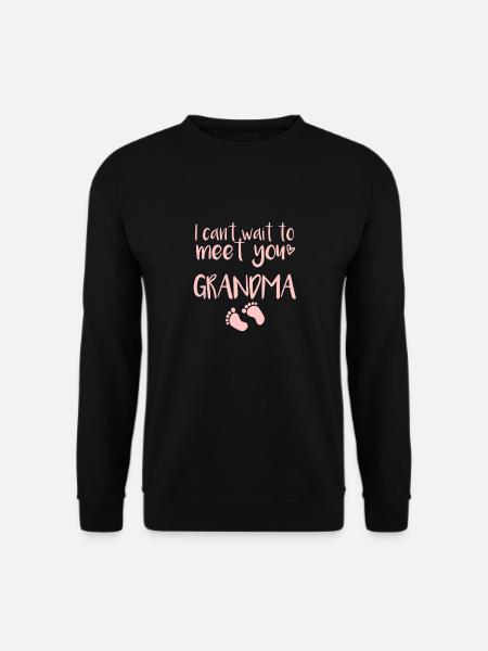 Grand-mère Bébé - Sweat-shirt Unisexe - noir