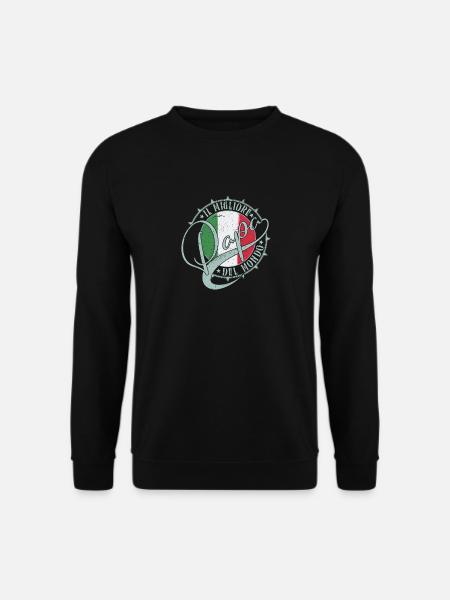 IL Migliore Papa Del Mondo Bester Papa der Welt - Unisex Pullover - Schwarz