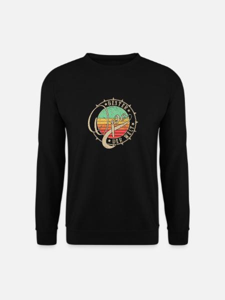 Bester Opa der Welt Vintage & Retro Geschenk - Unisex Pullover - Schwarz
