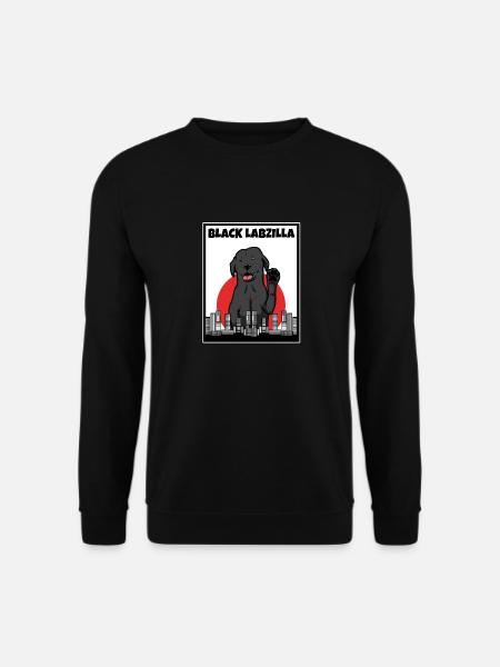 Schwarz labzilla | Funny Lab Labrador Retriever - Unisex Pullover - Schwarz