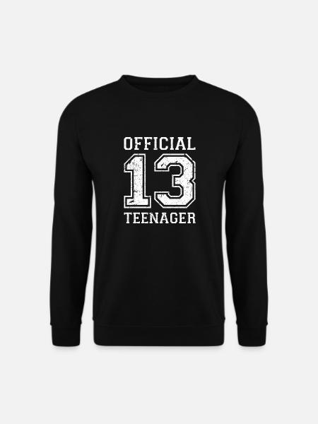 Official teenager 13th birthday - Unisex Sweatshirt - black