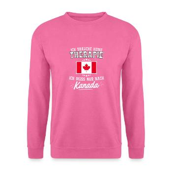 Kanada Flagge - Unisex Pullover - Pink - Vorne