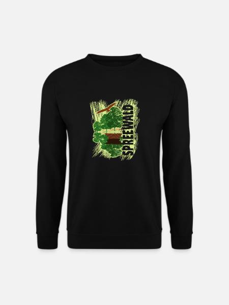 Spreewald - Kanu - Unisex Pullover - Schwarz