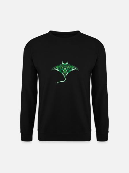 Stachelrochen - Unisex Pullover - Schwarz
