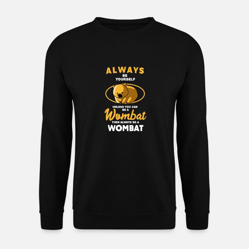 wombat - Unisex Sweatshirt - black