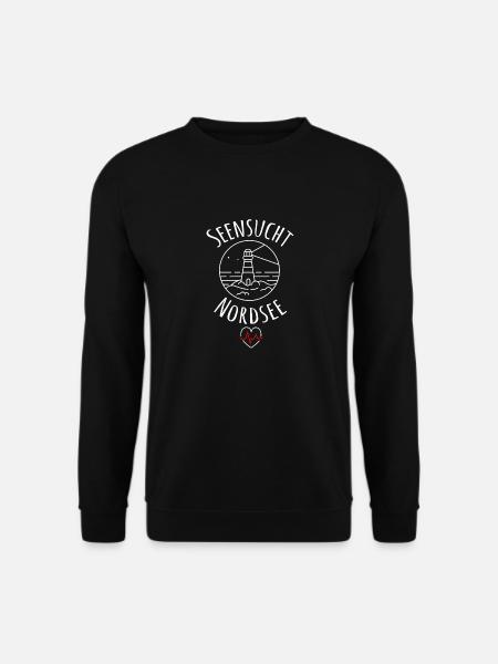 Seensucht Nordsee - Unisex Pullover - Schwarz
