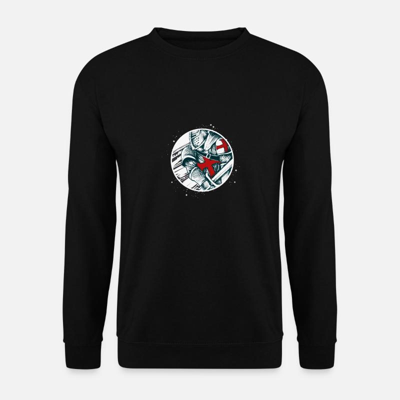 Templerkriegerritter - Unisex Pullover - Schwarz