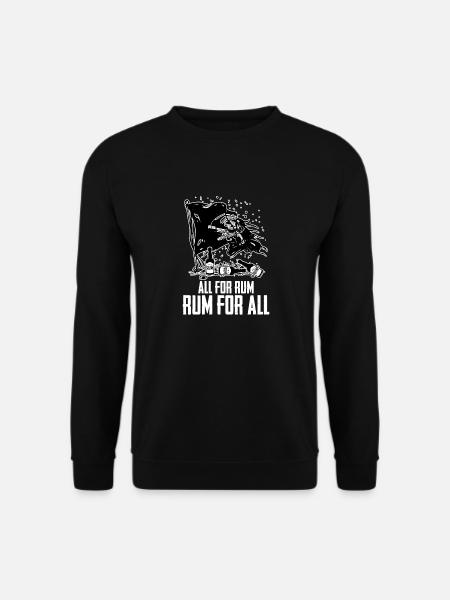 Rhum Pavillon pirate - Sweat-shirt Unisexe - noir