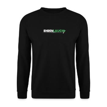 Ehrenlauch das Original Lauch Jugendsprache Kostüm - Unisex Pullover - Schwarz - Vorne - Alina (178cm) & Michal (187cm)