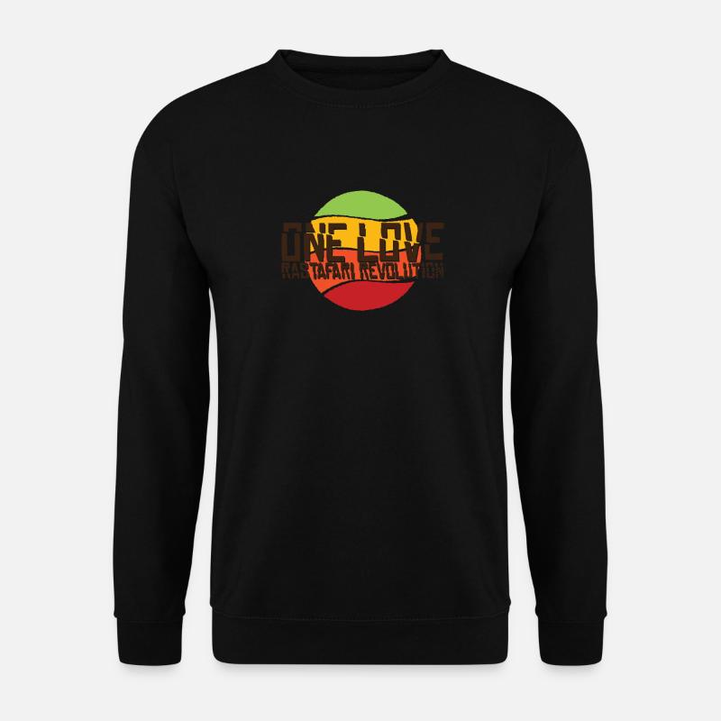 Rastafari Love and Evolution - Unisex Sweatshirt - black