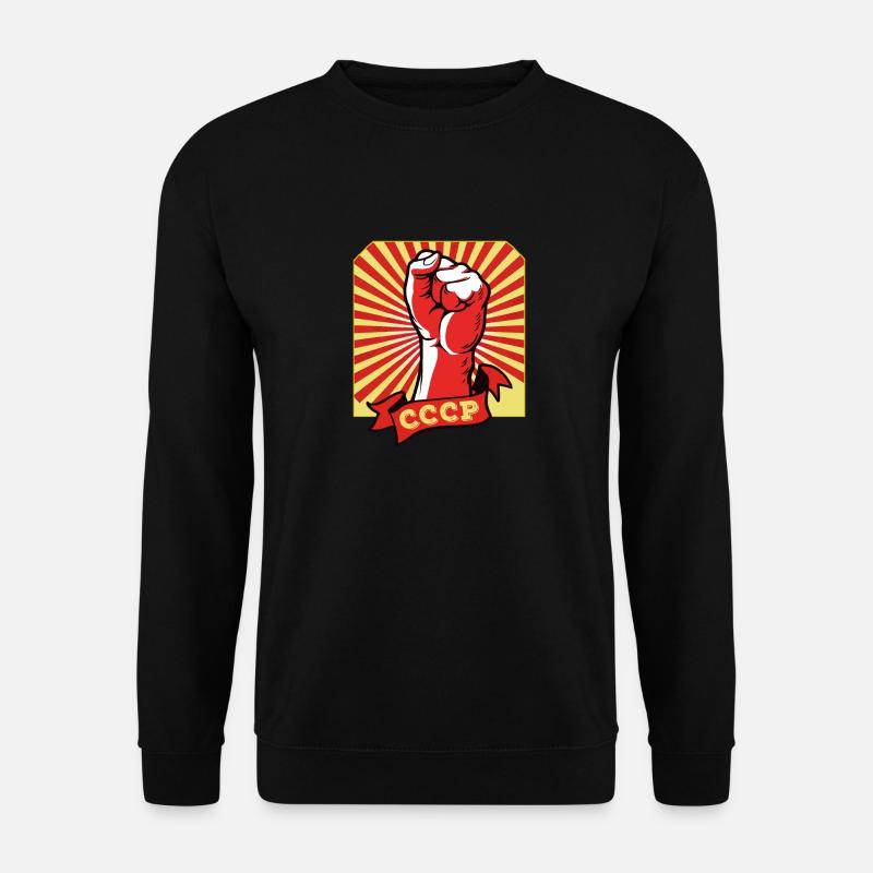 Poing levé Russie URSS Russie Union soviétique - Sweat-shirt Unisexe - noir
