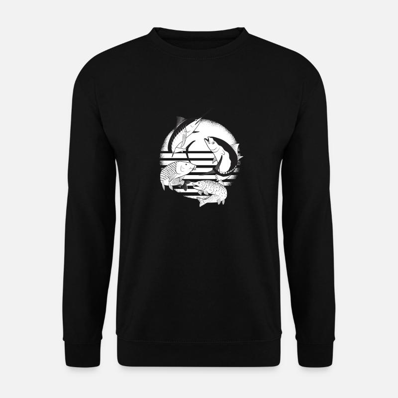 angling - Unisex Sweatshirt - black
