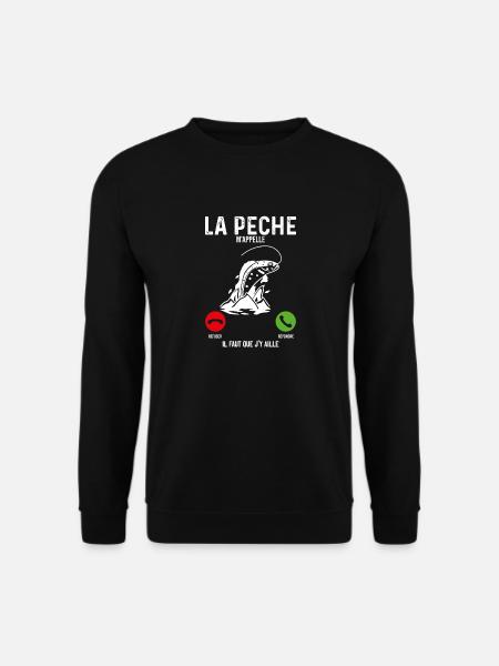 pêche - Unisex Pullover - Schwarz