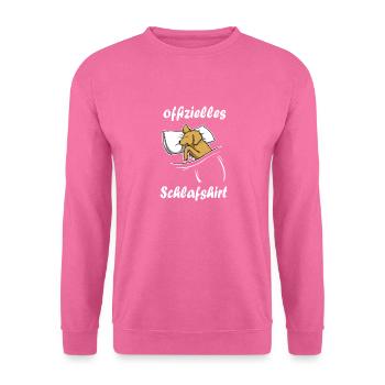 Offizielles Schlafshirt Oberteil Golden Retriver - Unisex Pullover - Pink - Vorne