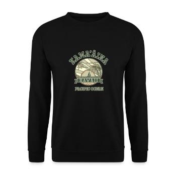 Hawaï mon paradis, surf - Sweat-shirt Unisexe - noir - Devant - Alina (178cm) & Michal (187cm)