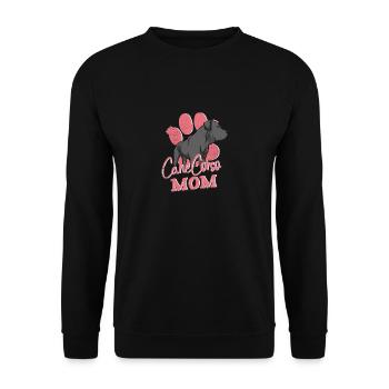 Cane Corso Mom - Dogs Owner Design Malosser - Unisex Sweatshirt - black - Front - Alina (178cm) & Michal (187cm)