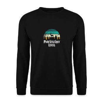 MK Märkischer Kreis - Unisex Pullover - Schwarz - Vorne - Alina (178cm) & Michal (187cm)