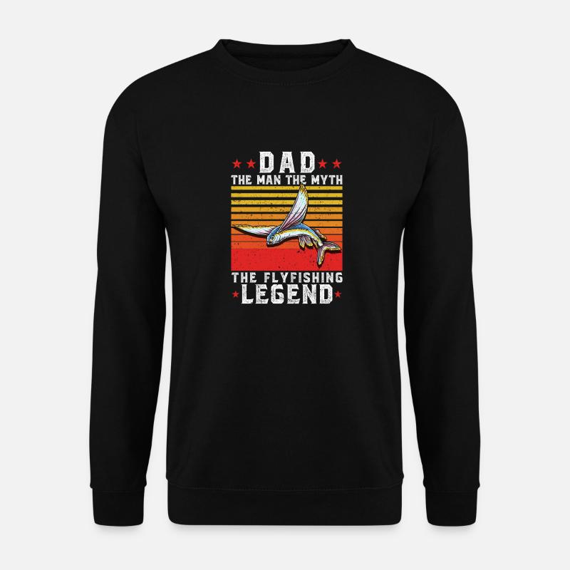 The Flyfishing Legend - Unisex Sweatshirt - black