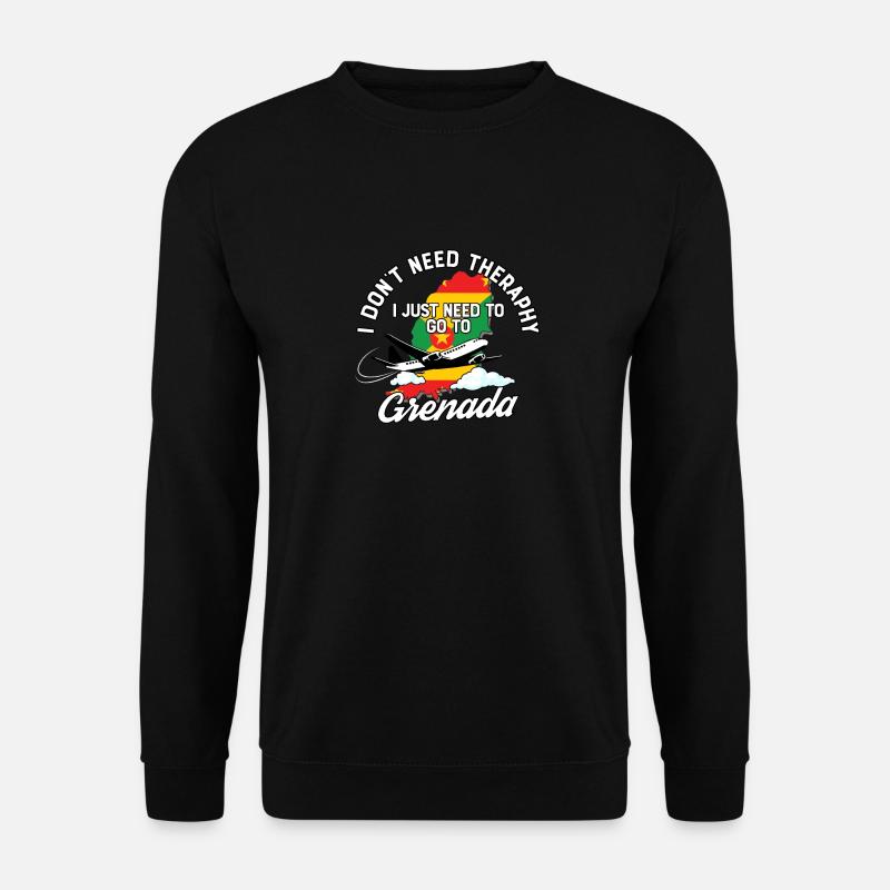 Grenada flag I Grenada Souvenirs - Unisex Sweatshirt - black