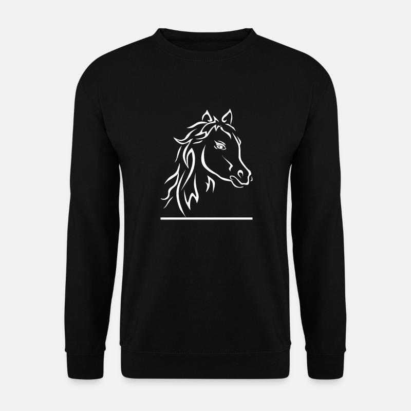 Horse Pferd - Unisex Sweatshirt - black
