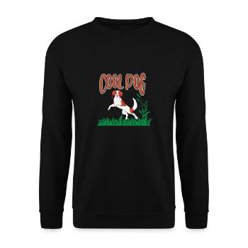 Cool chien, kooïïen de jouer - Sweat-shirt Unisexe - noir - Devant - Alina (178cm) & Michal (187cm)