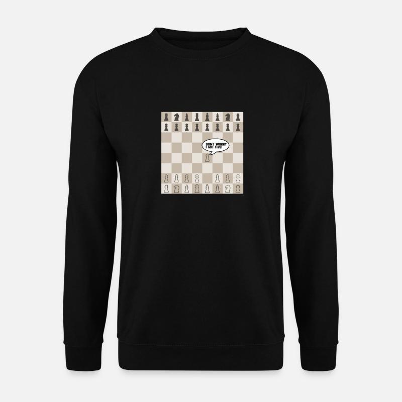 Schach - Unisex Pullover - Schwarz