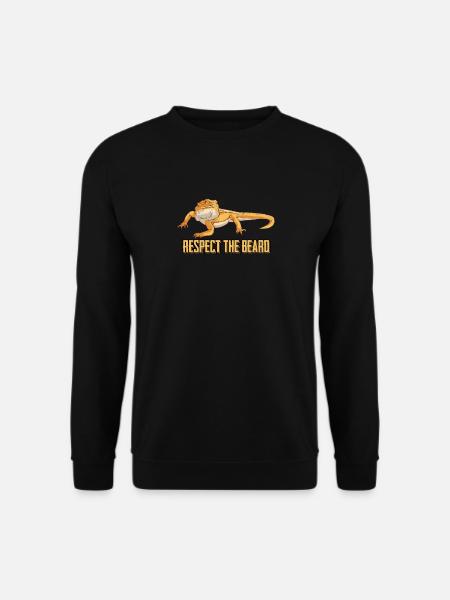Bartagamen Reptillien - Unisex Pullover - Schwarz