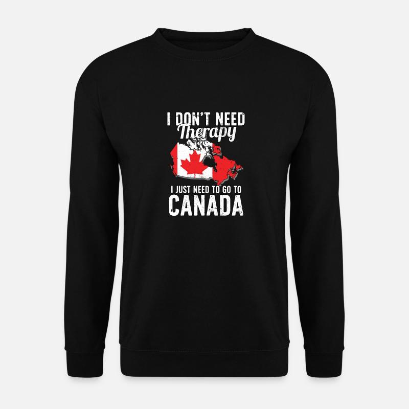 Drapeau du Canada I Souvenirs canadiens - Sweat-shirt Unisexe - noir