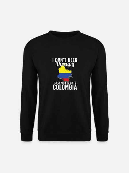 Drapeau de la Colombie I Souvenirs colombiens - Sweat-shirt Unisexe - noir