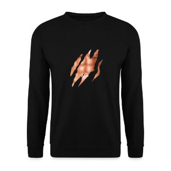 Sixpack - Unisex Pullover - Schwarz - Vorne - Alina (178cm) & Michal (187cm)